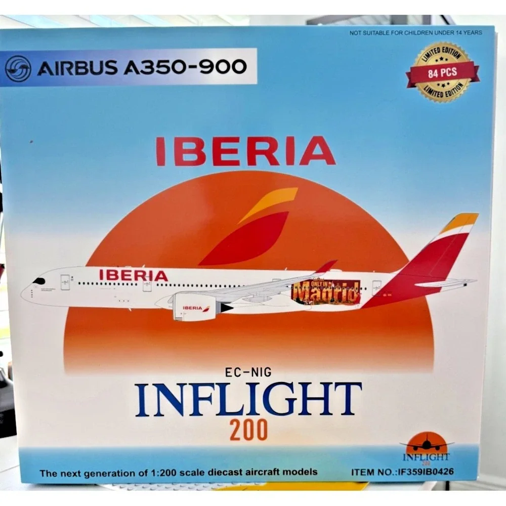 INFLIGHT/IBERIA/A350-900/EC-NIG/IF359IB0426/1:200/LIMITED ED/NEW/MSIBA50062426